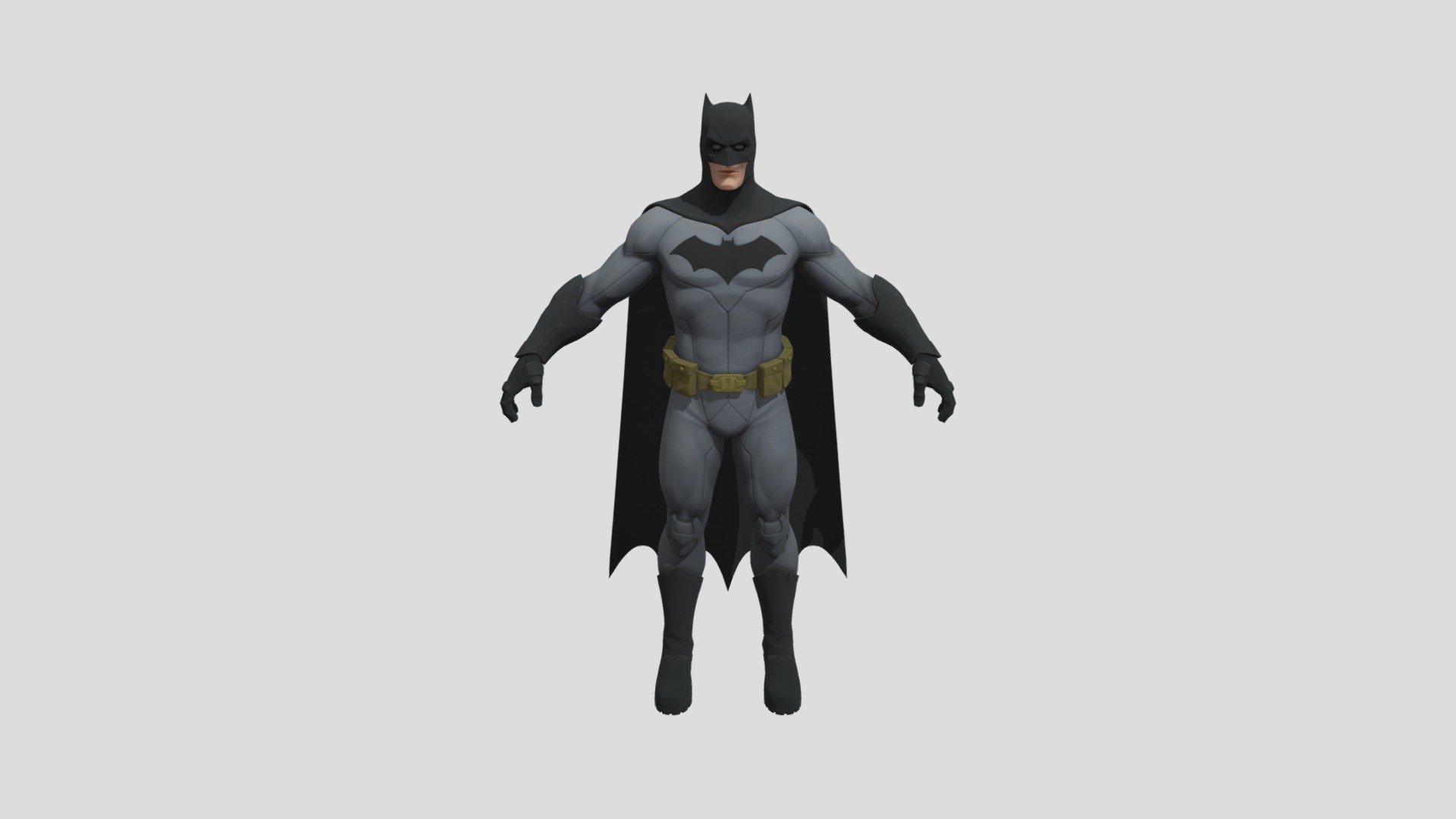sketchfab.com/EWTube0 - Fortnite Batman Comic Skin - Download Free 3D model by Neut2000 3d model