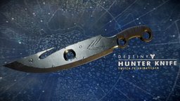 Destiny Hunter Knife fanart, destiny, hunter, bungie, destiny2, destiny2-fanart, weapon, knife, gameasset