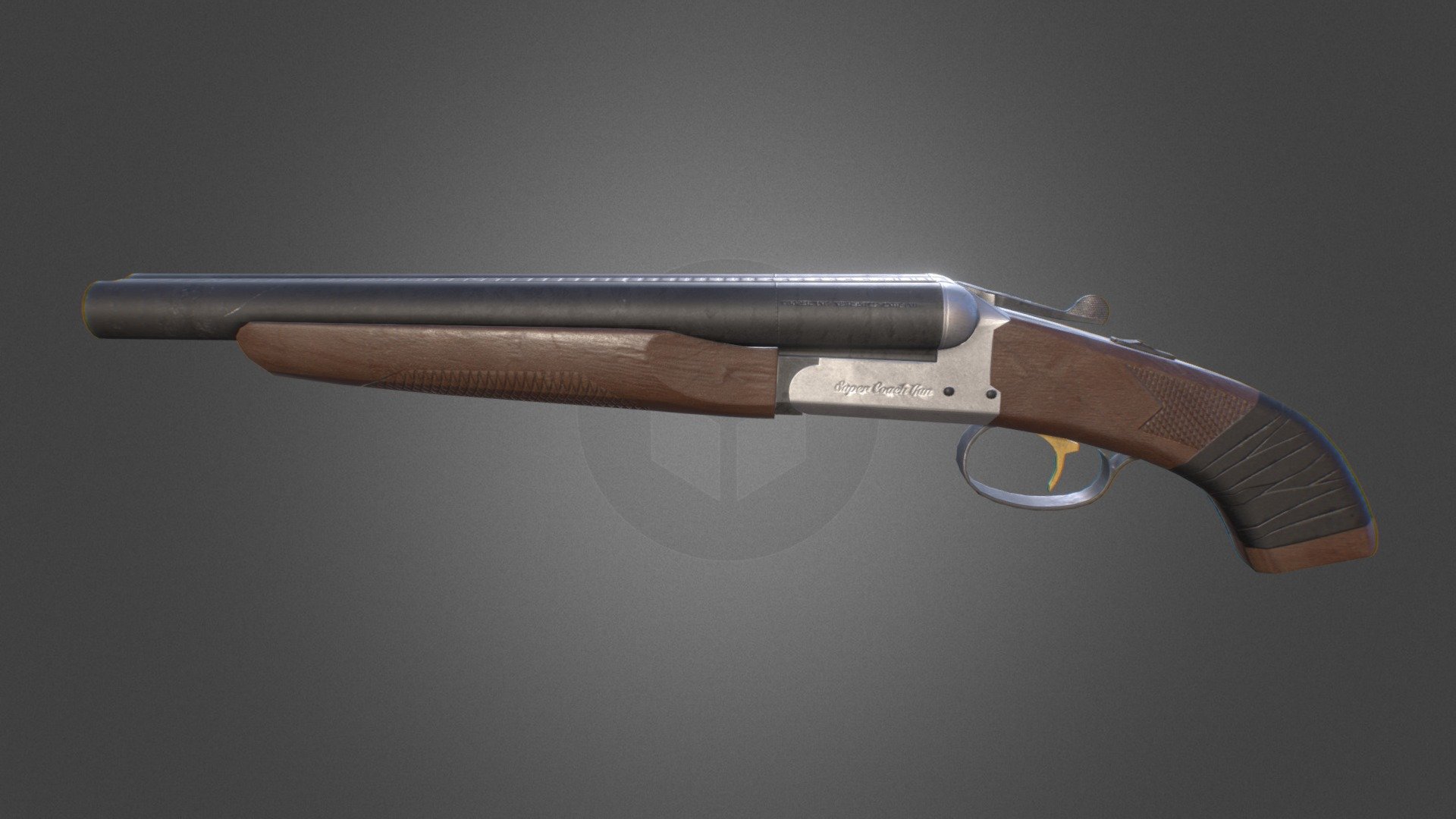 A Sawed-Off Shotgun, game asset, I created as part of a pack for the Unreal Marketplace. It has been used in the popular VR game &lsquo;Hotdogs, Horseshoes and Hand Grenades' as well as &lsquo;Player Unknown's Battlegrounds'. It's game ready with 4K PBR textures. No game's complete without everyones favourite boomstick! - Sawed-Off Shotgun, Game Asset - Buy Royalty Free 3D model by James A Cooper (@jamescooper) 3d model