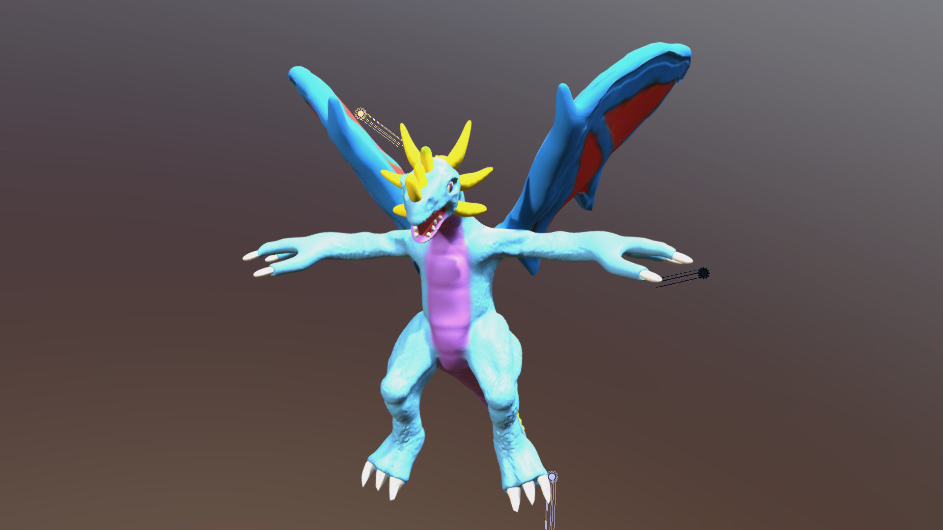 Dragon Adult Luxion Character 3d Creatures Monster Dragon - Luxion Dragon Adult - Download Free 3D model by xeratdragons (@dragonights91) 3d model