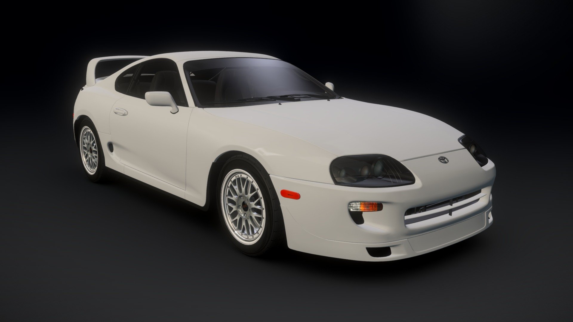Paul Walkers Toyota Supra Turbo targa top from Forza Horizon 2, also featured at the end of Fast and Furious 7. Apparently the one used in the movie was actually his own car 3d model