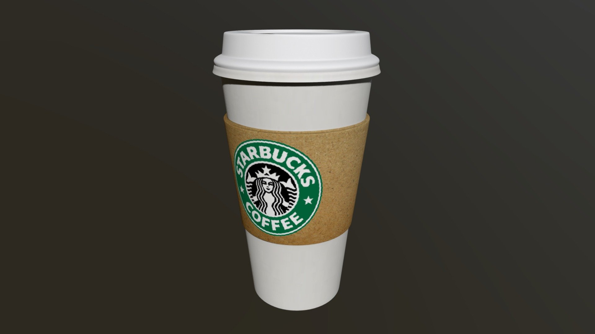 A highpoly game asset. Good for looking at up close. Feel free to download and retopo! :) - Starbucks Grande Coffee Cup (Caution HOT!) - Download Free 3D model by Slime103 3d model