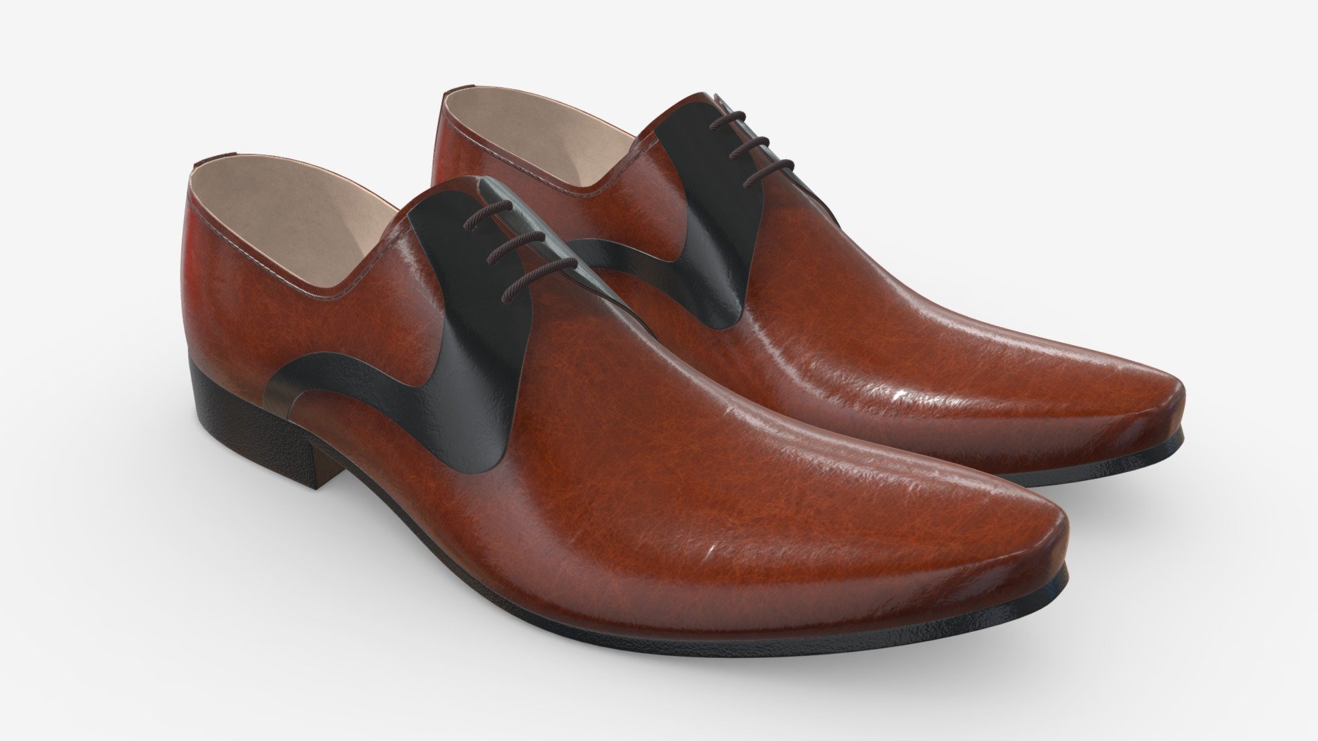 Mens classic shoes 03 - Buy Royalty Free 3D model by HQ3DMOD (@AivisAstics) 3d model