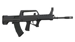 Low-Poly QBZ-95 rifle, q, z, assault, b, compact, china, bull, bullpup, 95, pup, 03, chinese, qbz, qbz95, low, poly, military, gun, qbz03
