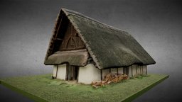 Germanic house (Elsarn) reconstruction, germanic, experimental-archaeology, elsarn, openair-museum, archaeology, house, building, prehistoric