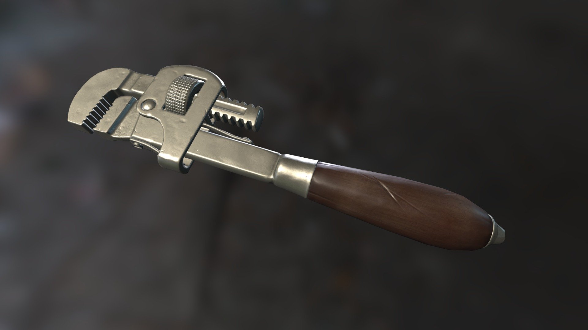 Published by 3ds Max - Pipe Wrench - 3D model by lucasvargas 3d model