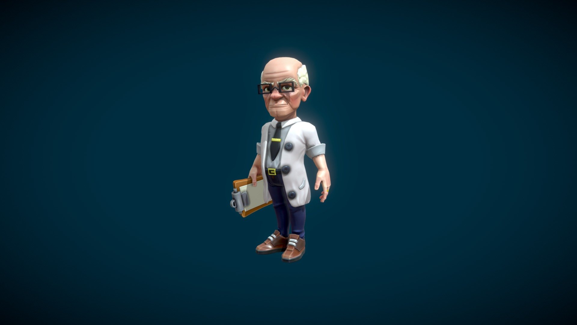 Stylized Game Ready Toon Doctor - Stylized Toon Doctor - 3D model by f1nn27 3d model