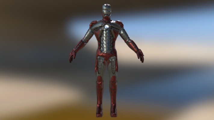 Iron Man Mark V - 3D model by beholdmidia 3d model
