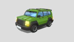 Low poly SUV