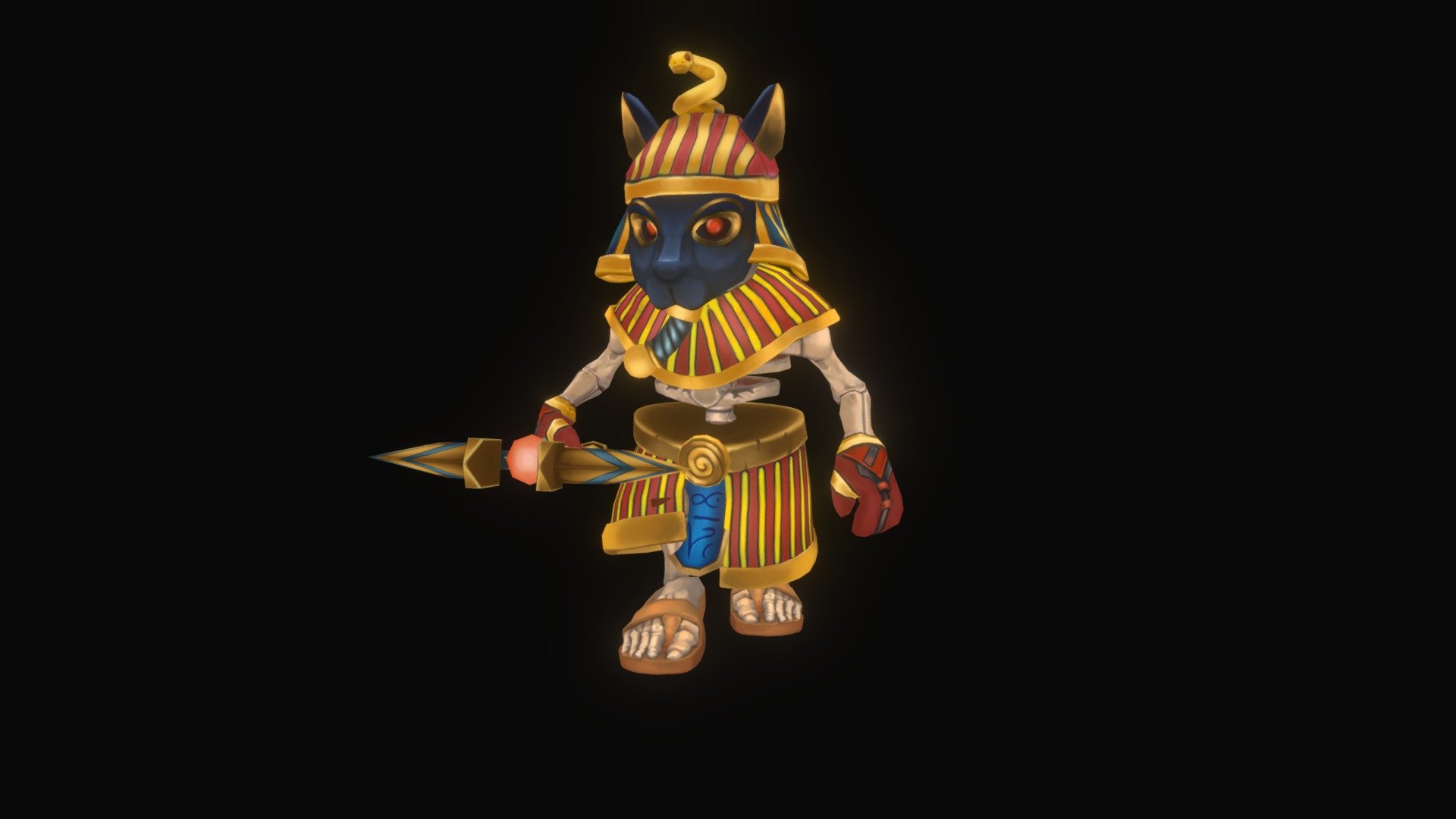 Egypt Minion pack that i made for Unity Asset Store - Egypt Minion 2 - 3D model by Serhat Yucekaya (@serribaba) 3d model