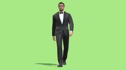 3D Rigged Man in suit in, office, suit, rig, business, businessman, men, suitman, rigged-character, business-casual, 3d, man, male, rigged
