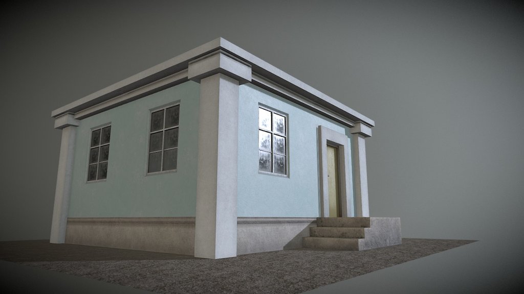 Modular House - 3D model by Linn Ekstedt (@linnekstedt) 3d model