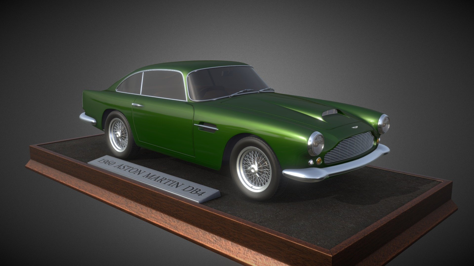 I always loved classic Aston Martin so I made my favorite one (yes i know it's supposed to be a DB5 but&hellip;) 3d model