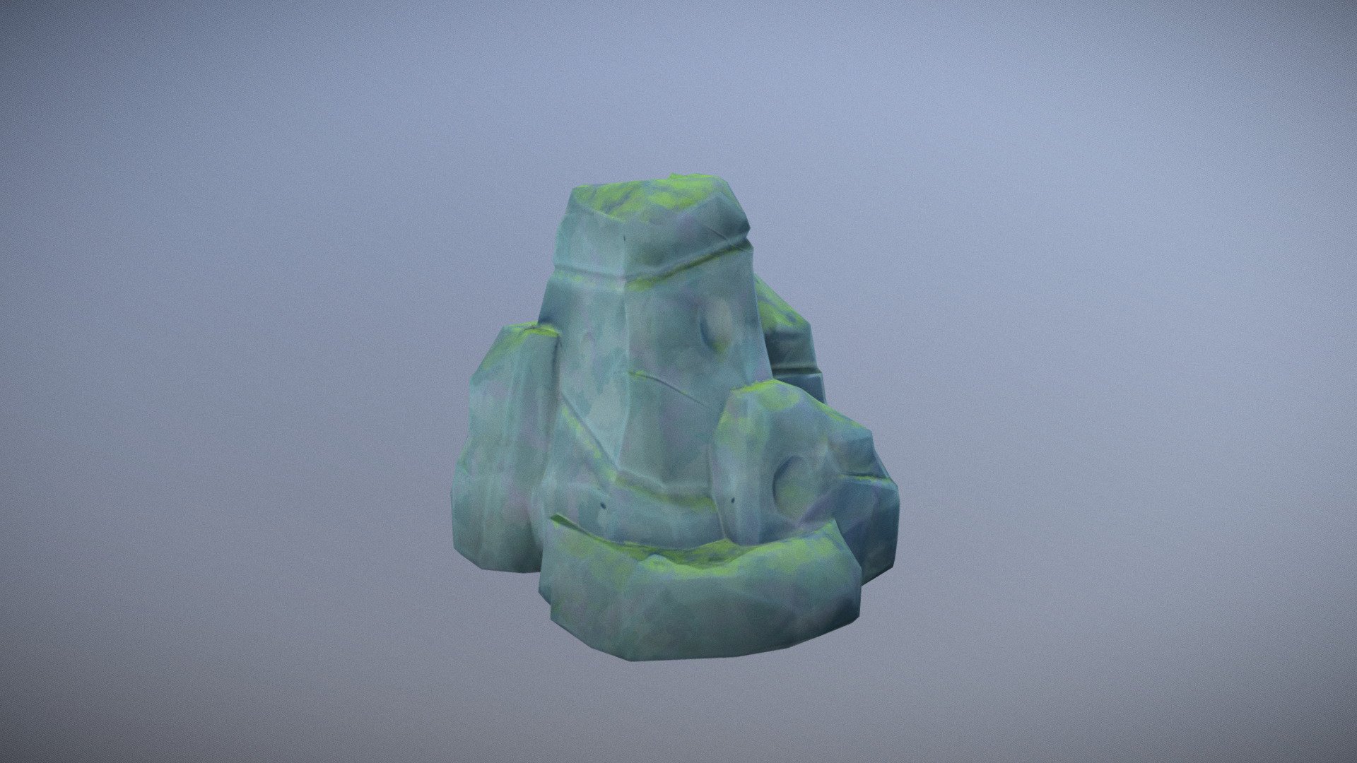 Stylized mossy rock sculpted in Blender, baked and textured in Substance Painter. I'm still learning stylized texturing, I'm aiming to do more, but here's this one for free, probably more to come !

4096x4096 textures 3d model