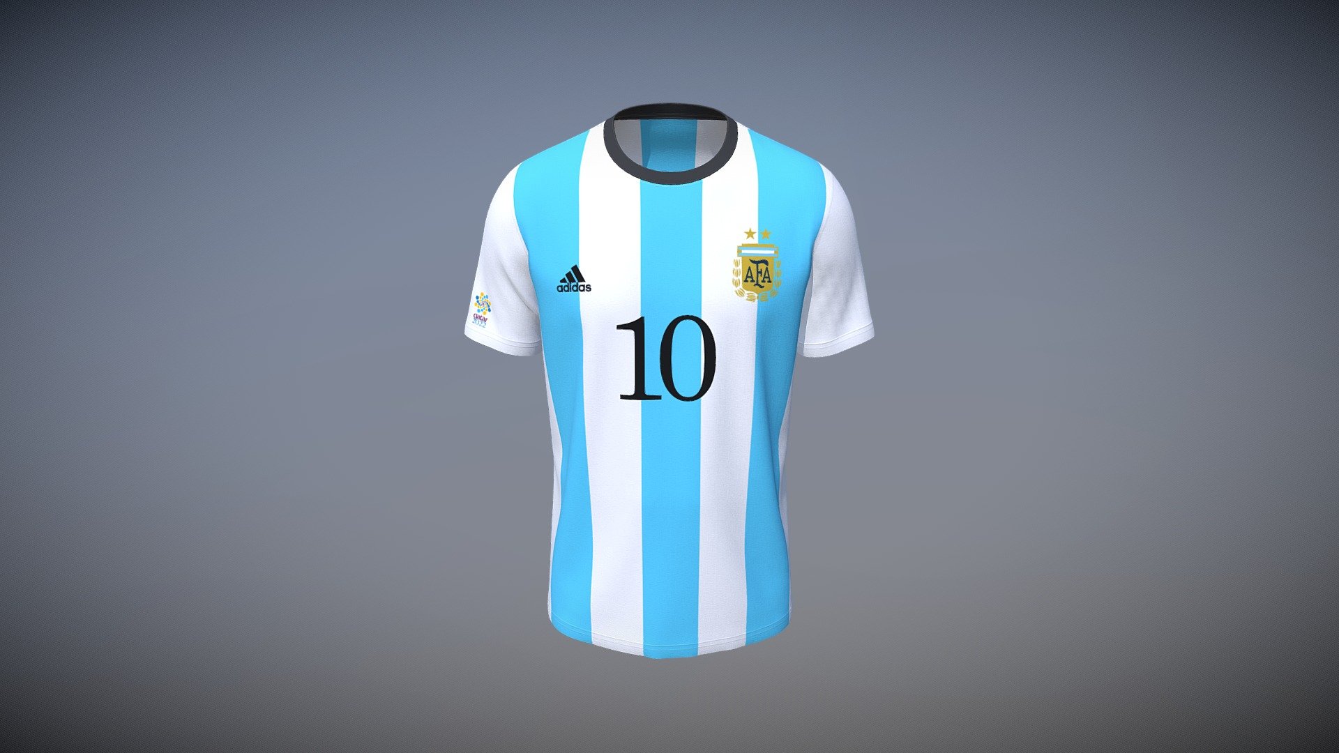 Cloth Title = Men's Replica Adidas Messi Argentina Jersey (Low Poly)

SKU = DG100044 

Category = Unisex 

Product Type = T-Shirt 

Cloth Length = Regular 

Body Fit = Loose Fit 

Occasion = Casual  

Sleeve Style = Set In Sleeve


Our Services:

3D Apparel Design.

OBJ,FBX,GLTF Making with High/Low Poly.

Fabric Digitalization.

Mockup making.

3D Teck Pack.

Pattern Making.

2D Illustration.

Cloth Animation and 360 Spin Video.


Contact us:- 

Email: info@digitalfashionwear.com 

Website: https://digitalfashionwear.com 


We designed all the types of cloth specially focused on product visualization, e-commerce, fitting, and production. 

We will design: 

T-shirts 

Polo shirts 

Hoodies 

Sweatshirt 

Jackets 

Shirts 

TankTops 

Trousers 

Bras 

Underwear 

Blazer 

Aprons 

Leggings 

and All Fashion items. 





Our goal is to make sure what we provide you, meets your demand 3d model