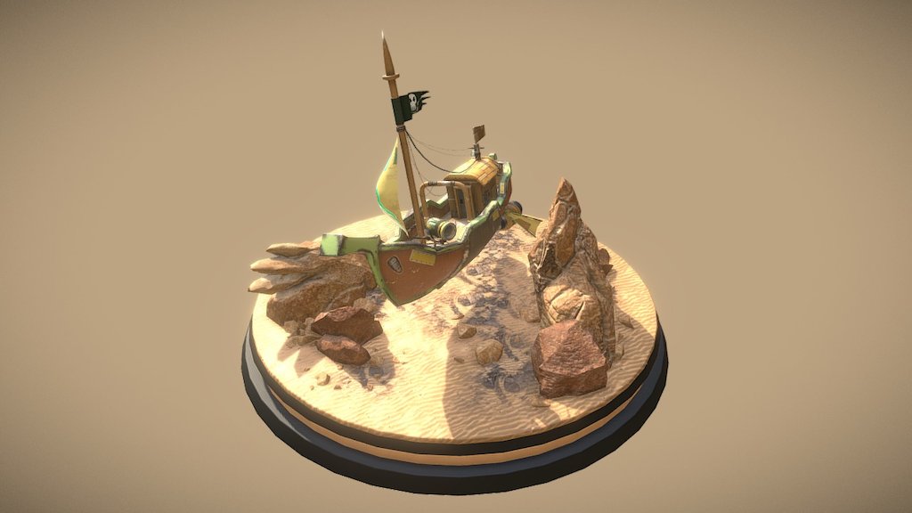 Asset made for the student project Toy Island a V-aaaR adventure.
With an asymetric gameplay using both the HTC Vive and a PC for two players our game allow us to play as a kid who interact with his favourite toy in two different environments. It means, 2 players, 2 different realities, 2 gameplays etc….

Music made by Fabio Centracchio for the game
fabio.centracchio@gmail.com

http://www.touttee1art.com/ - Player's boat (imaginary) - 3D model by Damien Touttée (@DamienT) 3d model