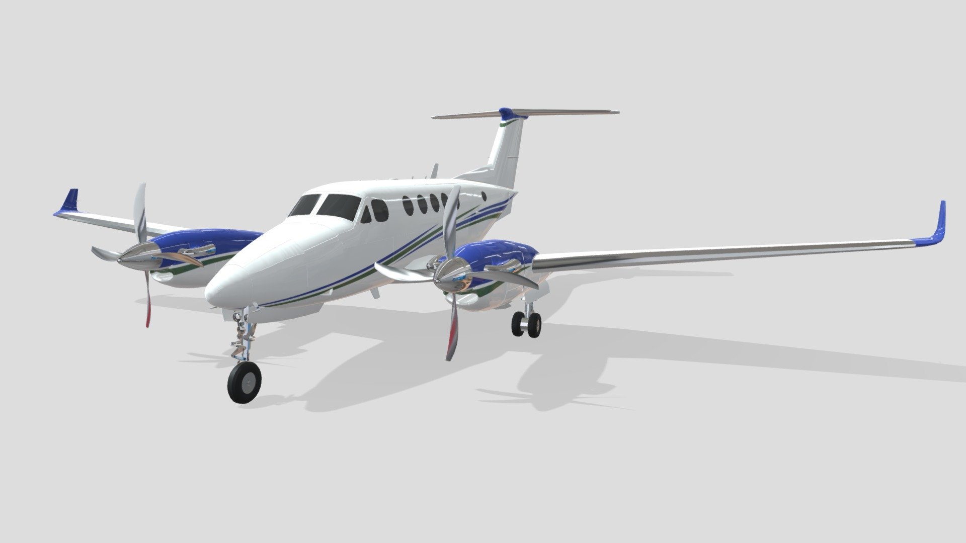 King Air 260 - 3D model by Exhibition 3.0 (@Exhibition3.0) 3d model
