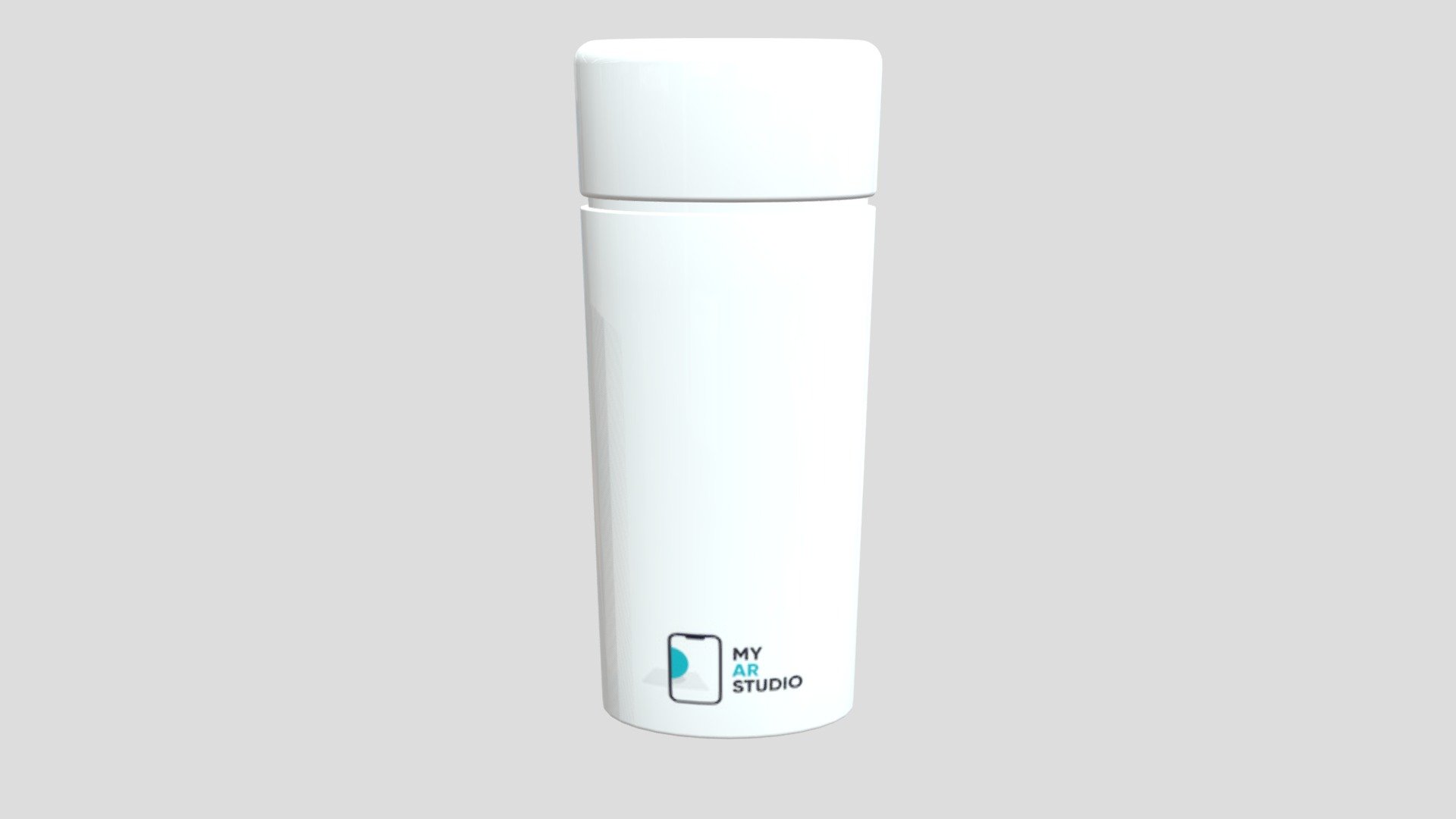 A bottle of shampoo with the MARS logo - Shampoo MARS - Download Free 3D model by gianpego 3d model