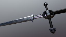 Dark Zweihander greatsword rpg, rpg-weapon, weapons, sword, fantasy, dark, noai