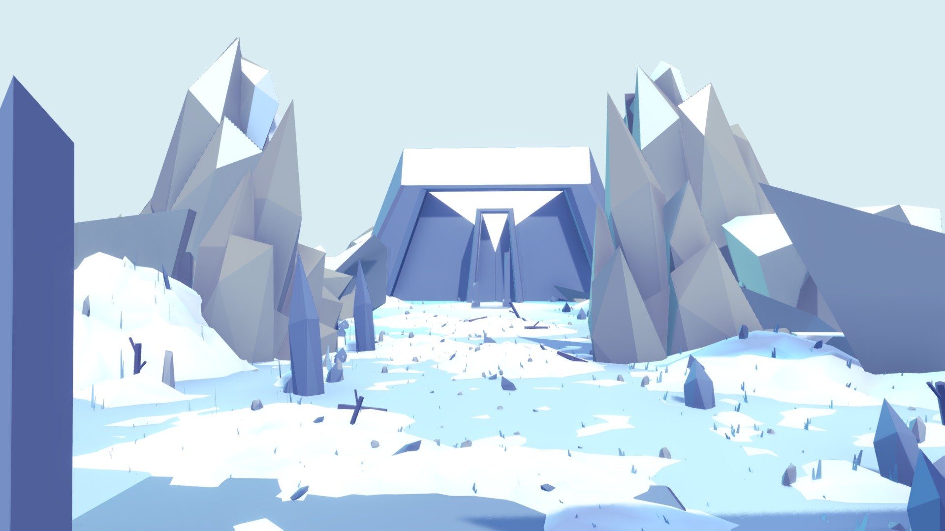 A door in snow - Low poly stylized environment

This is my 3rd addition in my multiverse of environments series, this enviroment is set in desert. a forsaken desert with portal that are still able to connect to another verse.
This is snow land covered in snow and icy enviroment. used materials colors and emissive channel to texture the scene.

modeled and textured in Blender and Maya.

hope you like it guys, 
Please share your views on my work,also if you are buying the model. please consider giving rating and reviews.

Thank you! everyone for supporting :) - A door in snow - Low poly stylized environment - Buy Royalty Free 3D model by Karthik Naidu (@Karthiknaidu97) 3d model