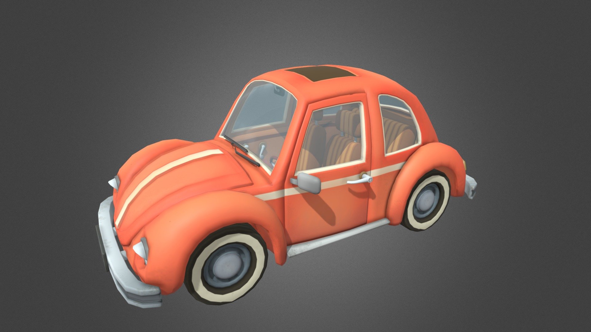 cartoon car - car - Buy Royalty Free 3D model by misitewang 3d model
