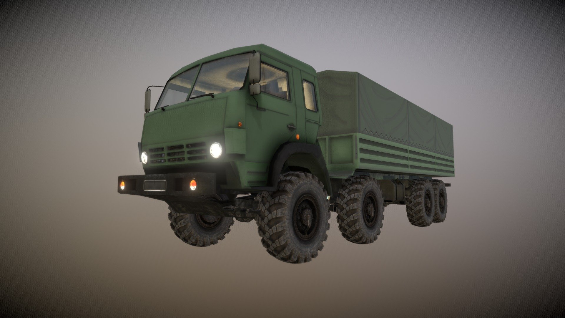 A few amazing models of Russian military trucks will replenish your collection and add variety to your game!
Kamaz 8x8 and Kamaz 6x6 This is the most popular and best. In addition, these trucks have winter and summer colors, as well as a dirty summer and desert color.
In addition, trucks &ldquo;Kamaz