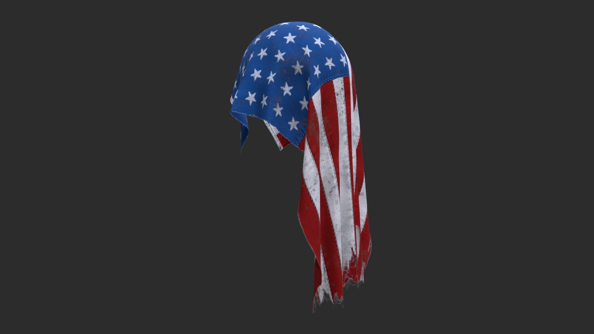 The 3D model of the American Flag used from 1912 to 1959 including 48 stars. 

This flag represents the historical one used by USA for the World War 1, the World War 2, the Corean War and the begining of the Vietnam War.

The Textures Maps are in 2K and ready for PBR workflow.

This asset includes the Blender native file, an animated version in low-poly and some static pose variants. The textures includes 3 variants of the Flag : Clean, Dirty and Bloody.

ANIMATED ASSET




Objects : 1

Polygons : 36

Materials : 3

LODs : No

ANIMATIONS




Rigged : Yes (including armature and bones, no physics animations)

Actions : 2 (Simple in 138 frames - Natural in 575 frames)

Loop : Yes



STATIC ASSETS




Objects : 5

Polygons : 144 or 576

Materials : 3 (sames as the animated version)

LODs : Yes

Number of LODs : 2

 - US Flag 48 Stars 1912-1959 - Buy Royalty Free 3D model by KangaroOz 3D (@KangaroOz-3D) 3d model