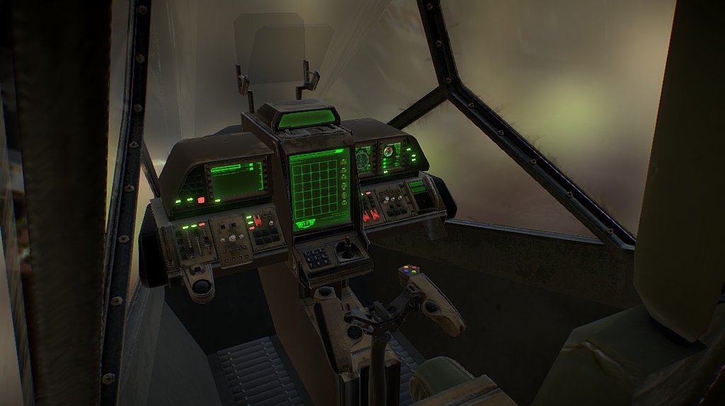 Cockpit - 3D model by AlexandreJ (@alexandre.jantarada) 3d model