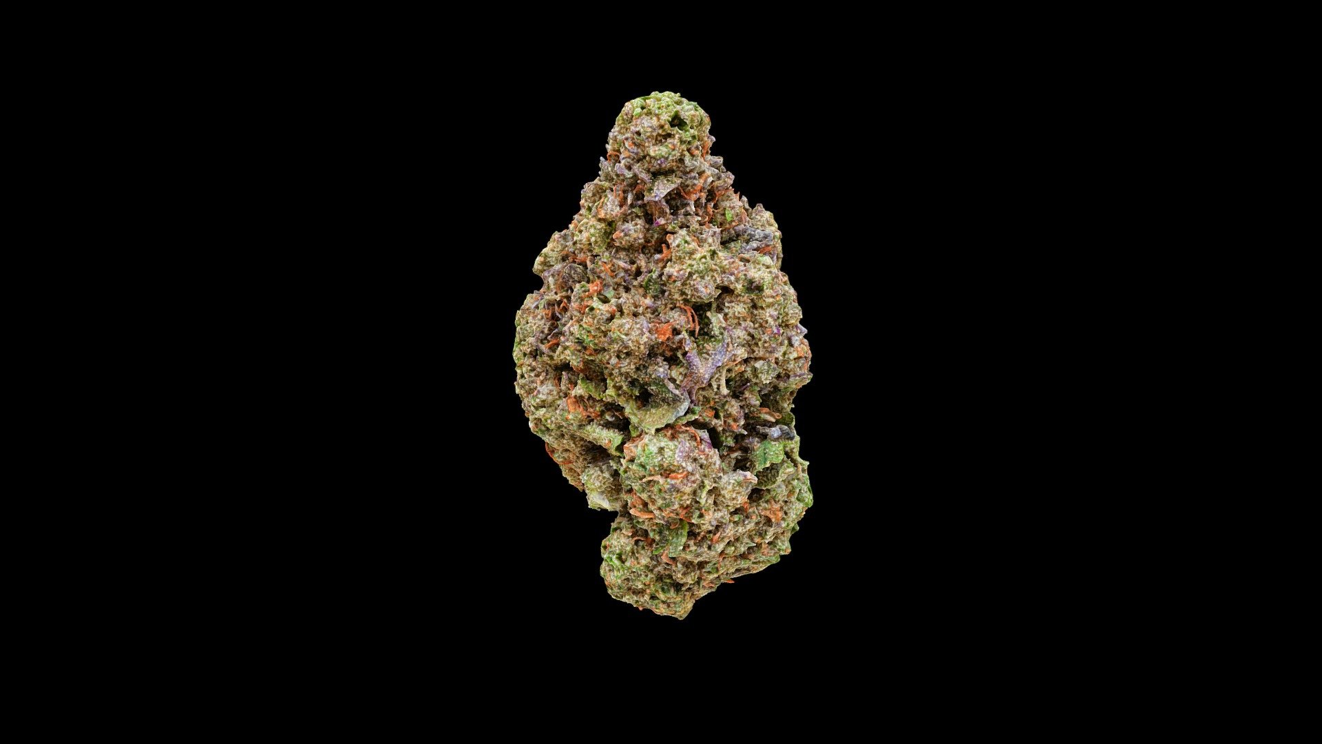 Cannabis bud, Truffle Cake strain, created using photogrammetry. To be used as part of an NFT collection, and for demonstrating 3D cannabis menu capabilities.

Equipment used: Sony A7R IV, 3DS Max.

Not for sale 3d model