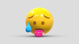 Apple Hot Face face, set, apple, messenger, smart, pack, collection, icon, vr, ar, smartphone, android, ios, samsung, phone, print, logo, cellphone, facebook, emoticon, emotion, emoji, chatting, animoji, asset, game, 3d, low, poly, mobile, funny, emojis, memoji