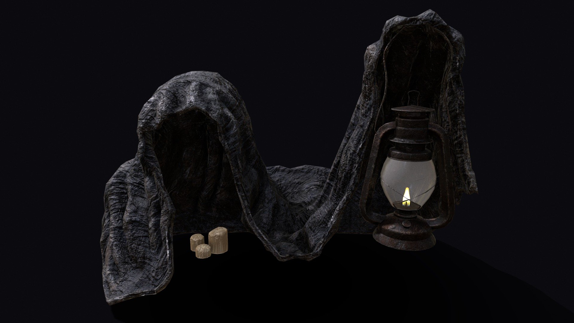 Grim Reaper Lantern 3D Model PBR Texture4K - Grim Reaper Lantern - Buy Royalty Free 3D model by GetDeadEntertainment 3d model