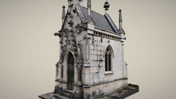 Mausoleum chapel, cemetery, grave, gothic, mausoleum