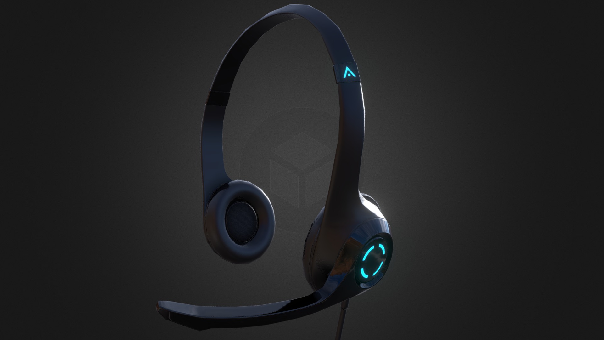 Sci-fi Headphones - Headphones - Buy Royalty Free 3D model by EdwS (@edwrow) 3d model
