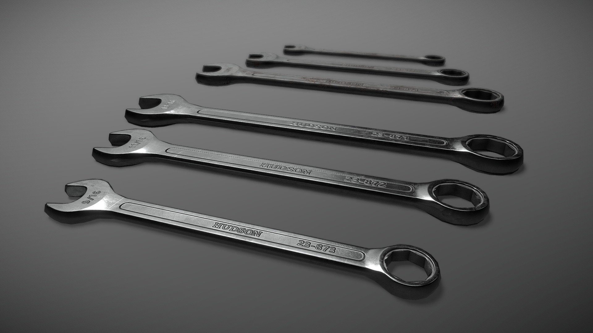 Free to everyone to use for anything. All I ask is that you consider me for your 3D projects! You can contact me at OliverTriplett3D@gmail.com

See the wrenches in action here https://www.artstation.com/artwork/XB28XD - Combination Wrench (Clean/Dirty) - Download Free 3D model by Oliver Triplett (@OliverTriplett) 3d model