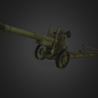 ML-20 Howitzer artillery, gamedev, howitzer, ml20, gun