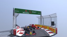 F1 Diorama formula, ferrari, f1, redbull, 1