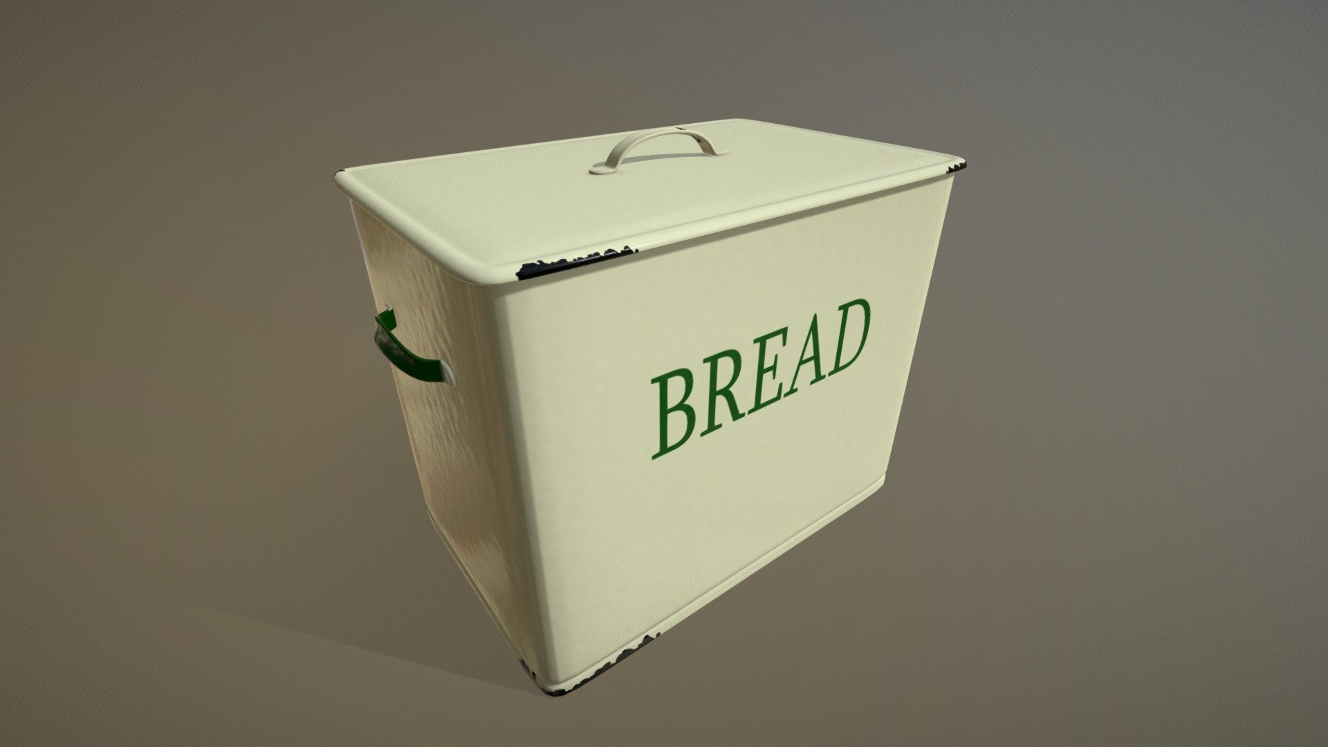 As the old saying goes, when life throws you insomnia - make a CGI bread bin!

Vintage Bread Bin modeled from mein host's kitchen at 4am, if that matters.

Modeled in Heaven.  Uploaded from Hell ;-) - Bread Bin - Buy Royalty Free 3D model by David Serra (@Serra73) 3d model