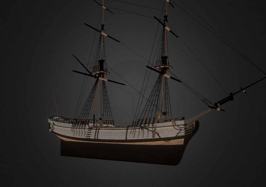 WIP - Loosely based on the hull and rigging of the HMS Ontario

This is the 4th ship in production for our Naval Wargame: &ldquo;Tides of War: Letters of Marque