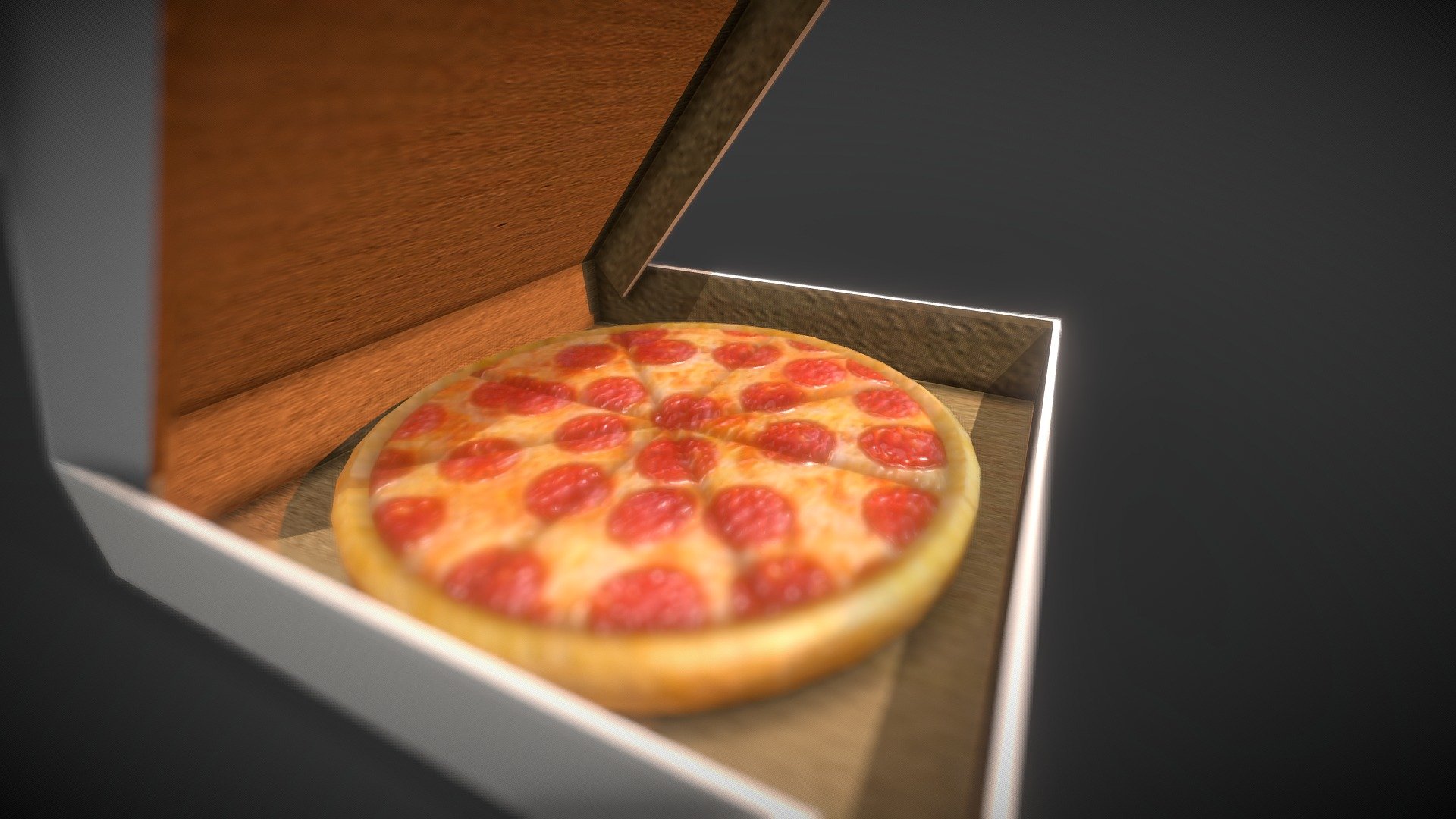 Just a simple pizza box experimenting with a couple different texturing techniques. There's some issues with the download on here if anyone wants the raw file just let me know I'll try to get it to you 3d model