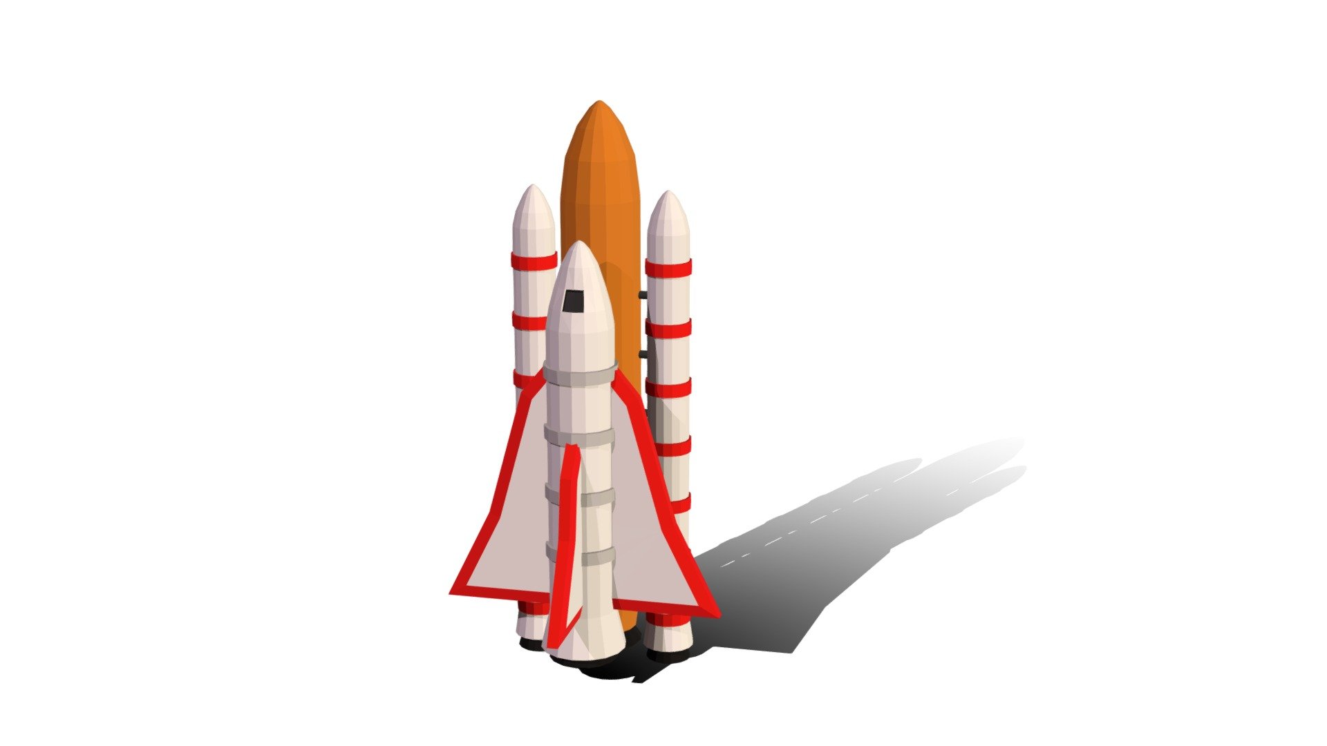 A really simple low poly rocketship/space shuttle that is shooting throughout the stars!

File Formats





FBX 




glTF




OBJ




STL




Native 3.5 Blender File



STL is recomended for 3d printing

Polygons: 5,264

Vertices: 2,460 - Low Poly Space Shuttle - Download Free 3D model by SirSquiggles 3d model