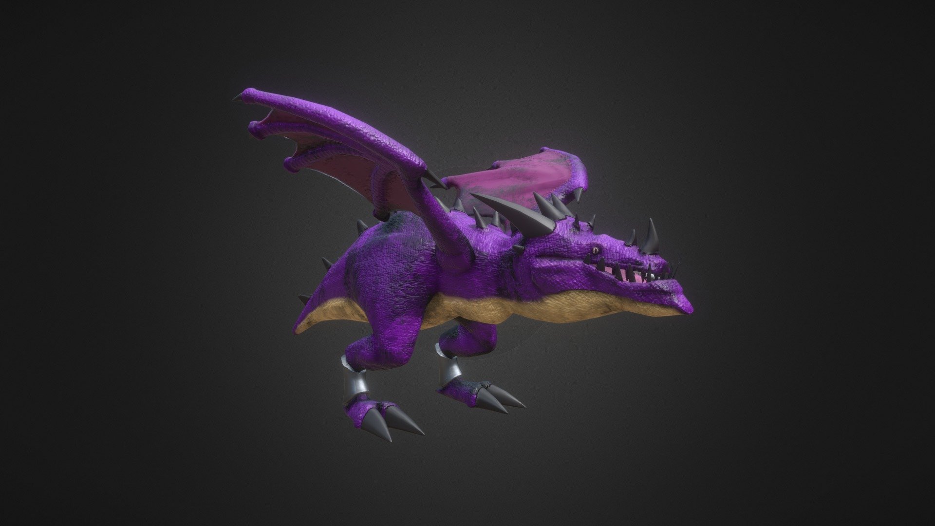 A dragon i made for a game i´m designing.

Modeled in Maya LT
Textured in substance - [OLD]Cartoon Dragon - 3D model by Gonzalo Sepúlveda (@LordMcCloud) 3d model