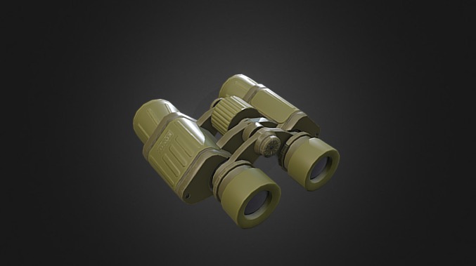 Survival Props Pack - Binoculars - 3D model by andrey4682oleynik 3d model