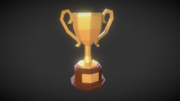 A cool little cup just for fun :) scene, studios, trophy, win, synty, unity, low-poly, cup, gold