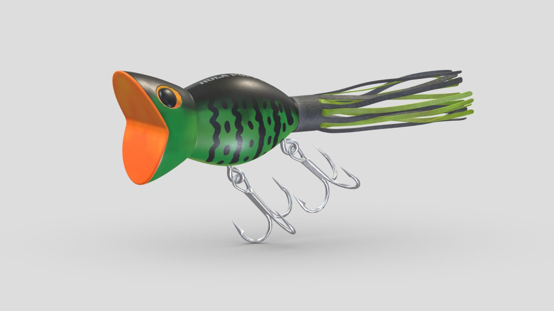 Hi, I'm Frezzy. I am leader of Cgivn studio. We are a team of talented artists working together since 2013.
If you want hire me to do 3d model please touch me at:cgivn.studio Thanks you! - Arbogast Hula Popper Lure - Buy Royalty Free 3D model by Frezzy3D 3d model