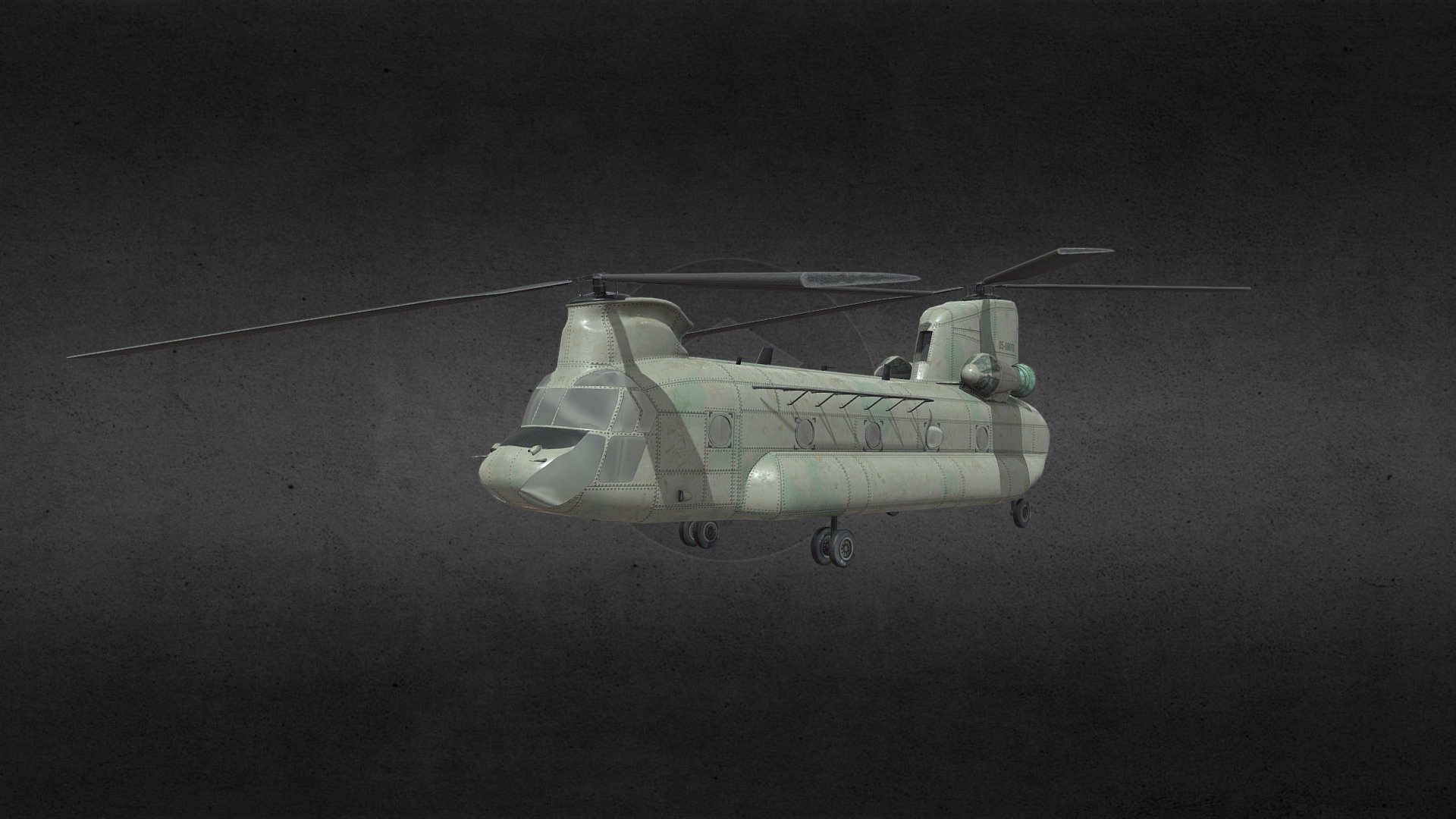 Very famous american helicopter. Around 30k tris, PBR setup includes: diffuse, roughness, AO and normal maps, all in 4K. Additional file includes 2 more 4k textures, flat grey and firefighter livery 3d model