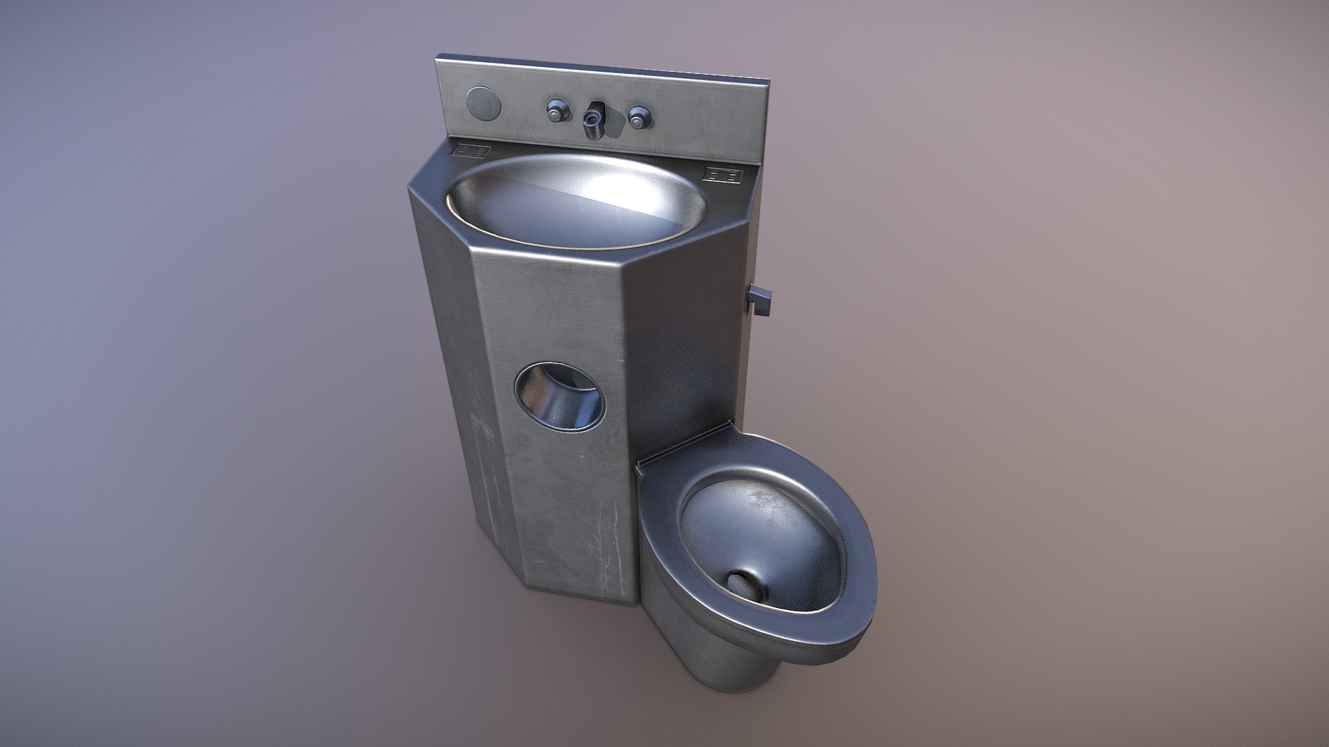Toilet designed for PBR engines.

Originally modeled in 3ds Max 2019. Download includes .max, .fbx, .obj, metal/roughness PBR textures, textures for Unity and Unreal Engines, and additional texture maps such as curvature, AO, and color ID.

Specs




Scaled to approximate real world size (centimeters)

Mesh is in tris and quads, no n-gons.

Textures

1 Material: 
2048x2048 Base Color, Roughness, Metallic, Normal, AO

Unity Engine 5 Textures: AlbedoTransparency, MetallicSmoothness, Normal, Occlusion

Unreal Engine 4 Textures: BaseColor, Normal, RoughnessMetallicAO - Prison Toilet - Buy Royalty Free 3D model by Luchador (@Luchador90) 3d model