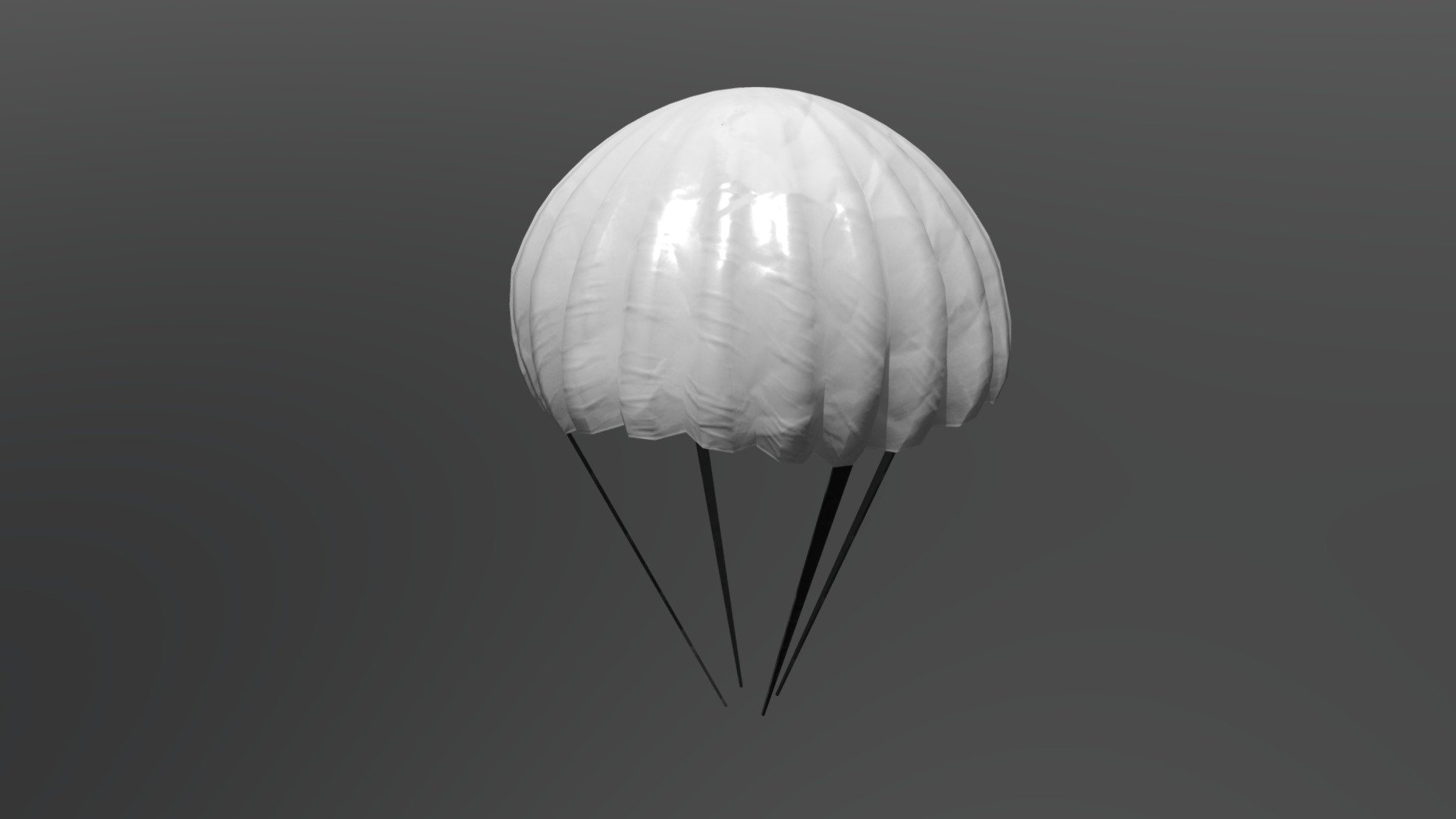 Parachute asset I made in a collabarative project 3d model