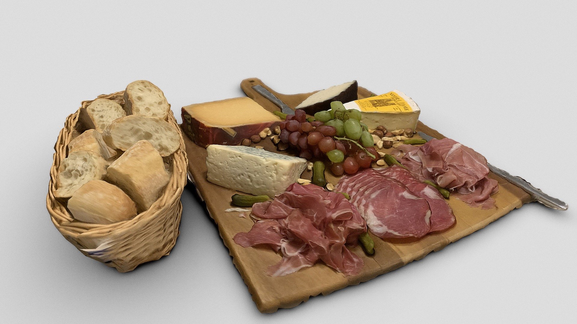 A cheese plate I made yesterday night. Pretty happy with the result given it was only 59 photos. Processed with Metashape 3d model