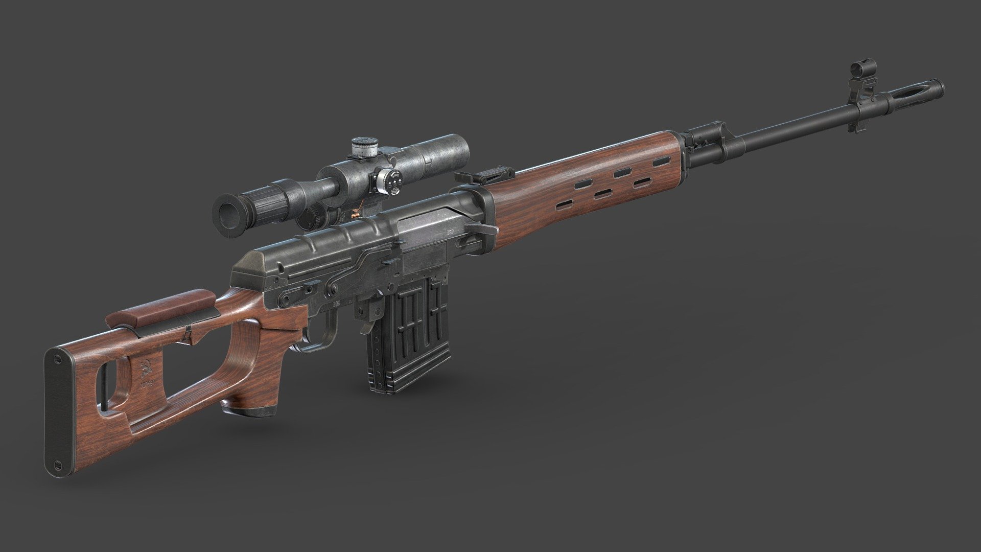 Hi, I'm Frezzy. I am leader of Cgivn studio. We are finished over 3000 projects since 2013.
If you want hire me to do 3d model please touch me at:cgivn.studio Thanks you! - Dragunov Sniper Rifle Low Poly Realistic - Buy Royalty Free 3D model by Frezzy3D 3d model