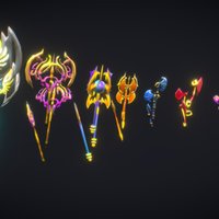 Low Poly Axe Pack